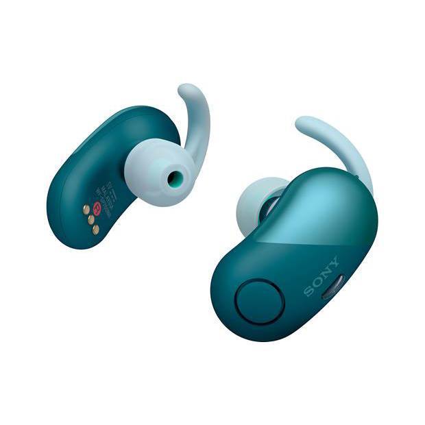 Sony WF-SP700N Earbud Noise-Cancelling Bluetooth Earphones - Blue Refurbished - Sony refurbished available on Backmarket