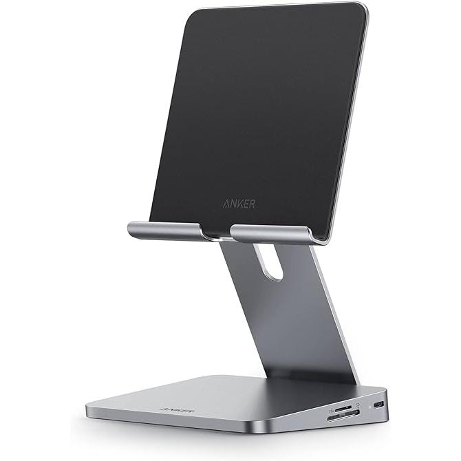 Anker 551 USB-C Hub 8-in-1 Foldable Tablet Stand Dock 4K HDMI A8387 Stream Deck Refurbished - Anker refurbished available on Backmarket
