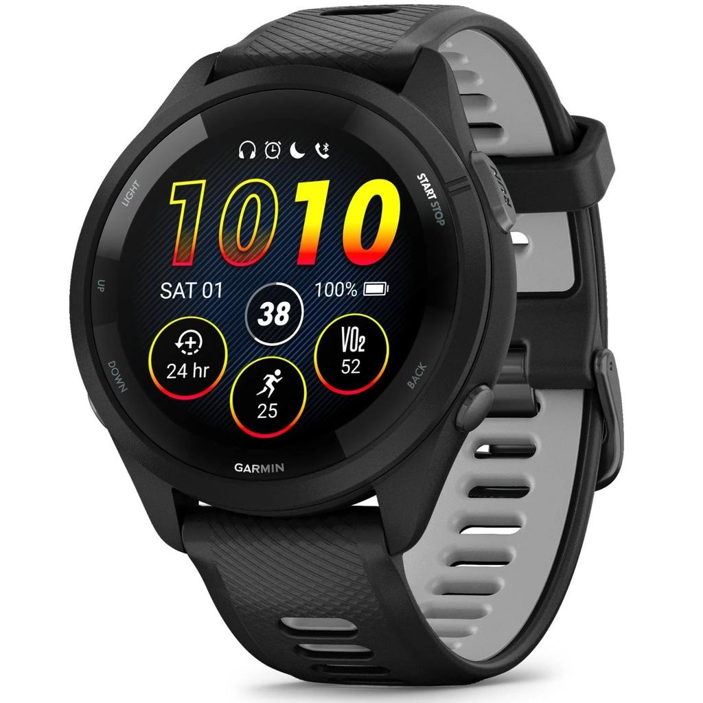 Garmin Forerunner 265 Bluetooth 42 mm - Black Refurbished - Garmin refurbished available on Backmarket