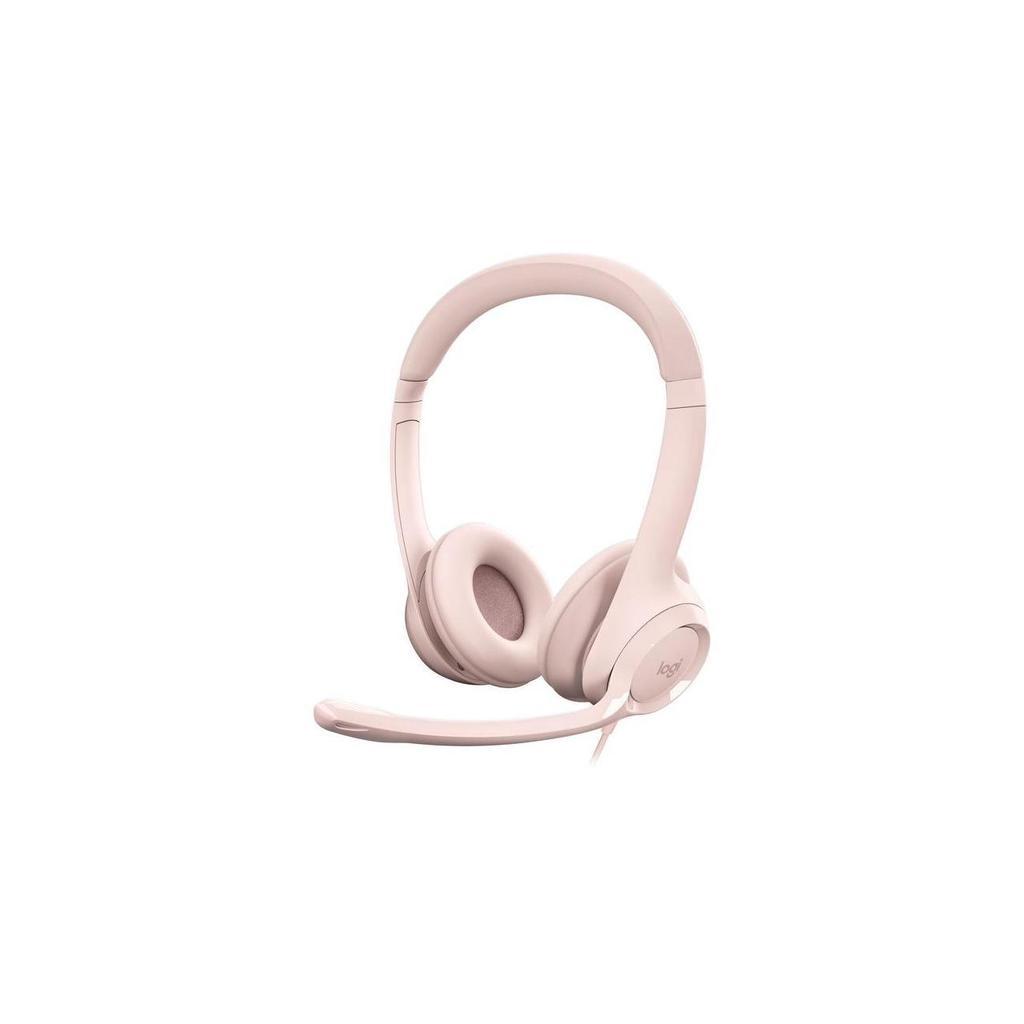 Logitech H390 Noise cancelling Headphone with microphone - Pink Refurbished - Logitech refurbished available on Backmarket