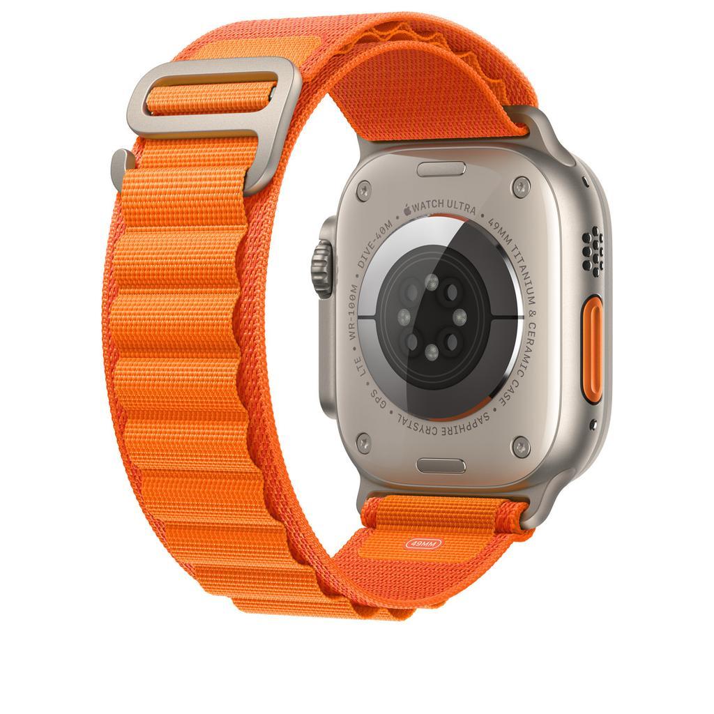 Apple Watch Alpine Loop 49mm - Orange - S Refurbished - Apple refurbished available on Backmarket