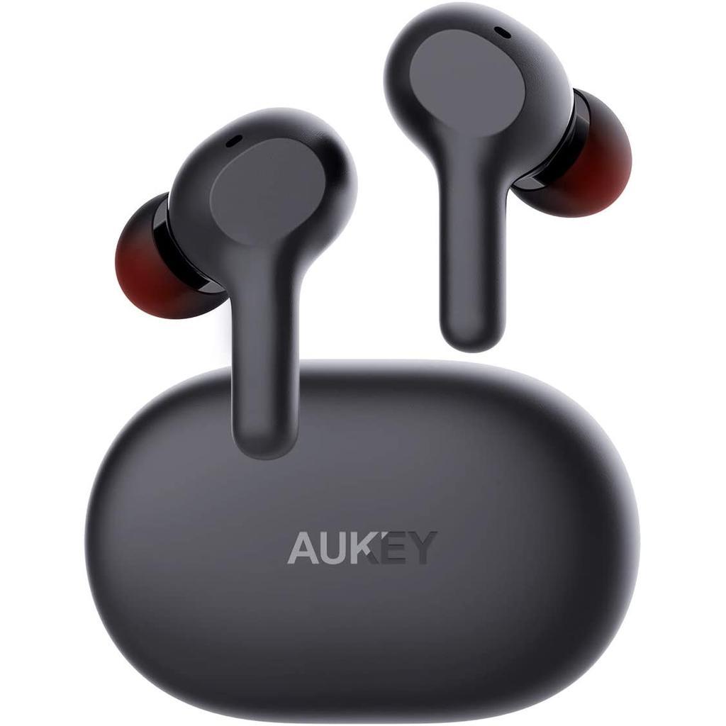 Aukey EP-T25 Earbud Bluetooth Earphones - Black Refurbished - Aukey refurbished available on Backmarket