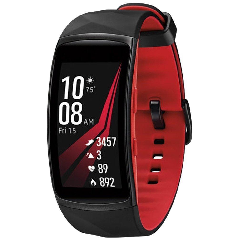 Smart Watch Samsung Gear Fit2 Pro Fitness GPS - Red Reconditionné - Samsung refurbished available on Backmarket