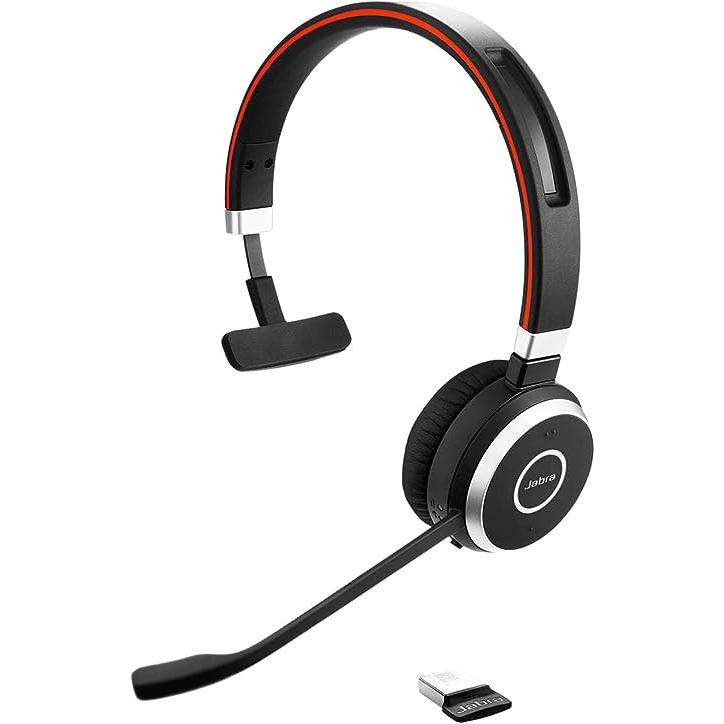 Jabra EVOLVE 65 MS Mono Headphone Bluetooth with microphone - Black Reconditionné - Jabra refurbished available on Backmarket