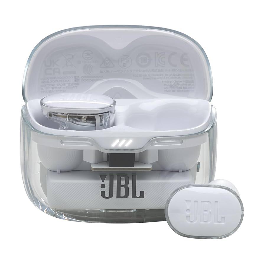JBL Tune Buds Earbud Noise-Cancelling Bluetooth Earphones - White Reconditionné - JBL refurbished available on Backmarket