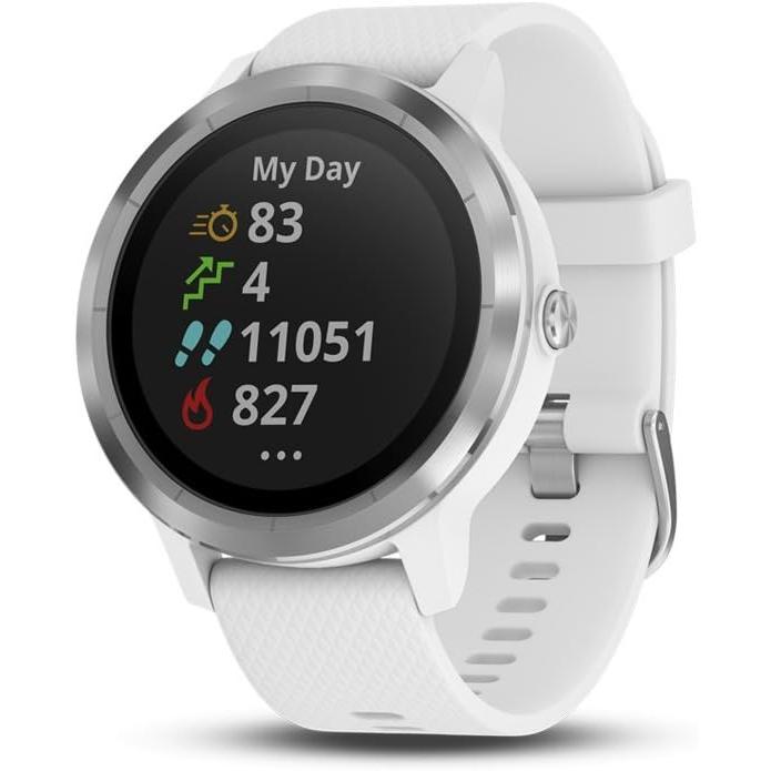 Garmin Smart Watch Vivoactive 3 HR GPS - White Reconditionné - Garmin refurbished available on Backmarket