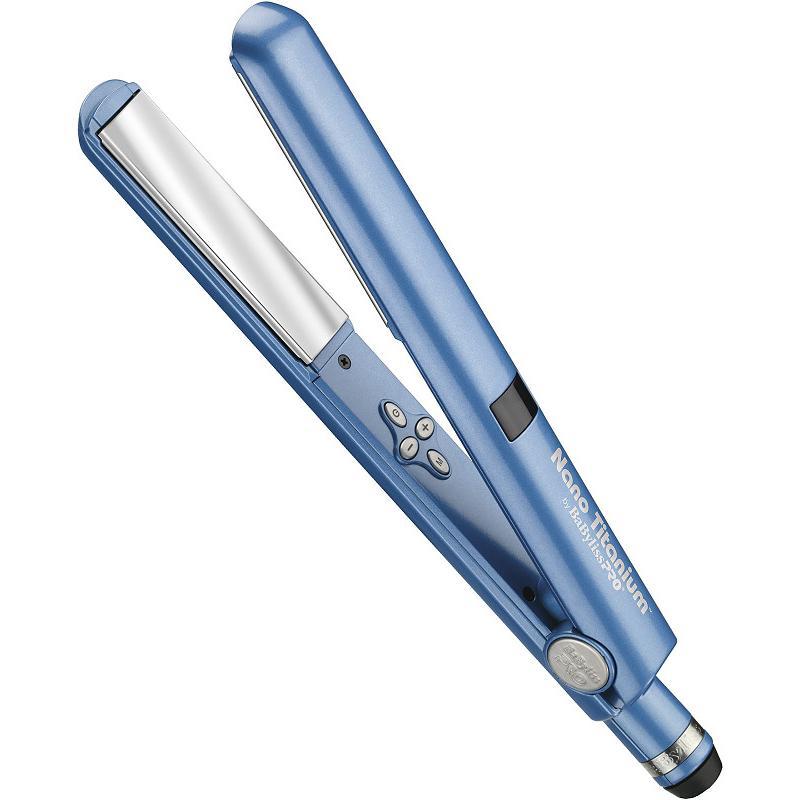 Babyliss Pro Pro Nano Titanium Digital Straightener - Blue Hair straightener Refurbished - BaByliss PRO refurbished available on Backmarket