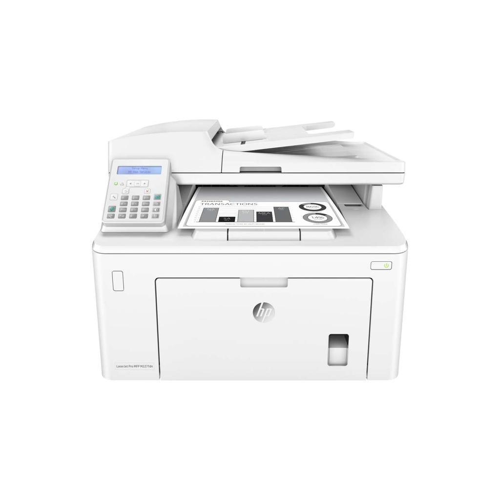 Buy HP LaserJet Pro MFP M227fdn Color laser Refurbished - $323.00 HP LaserJet Pro MFP M227fdn Color laser Refurbished - Hewlett-Packard (ou HP en abrégé) refurbished available on Backmarket