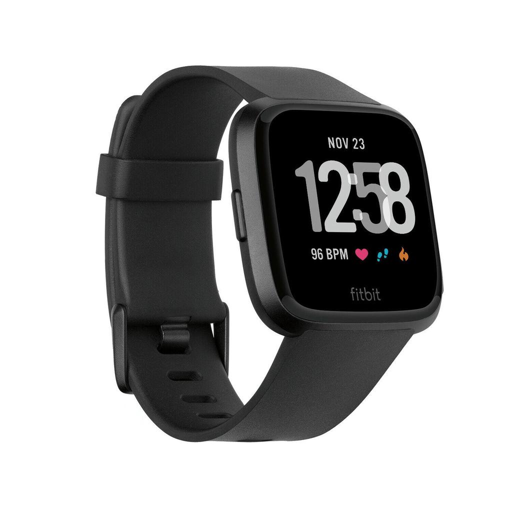 Fitbit Smart Watch Versa HR GPS - Black Reconditionné - Fitbit refurbished available on Backmarket