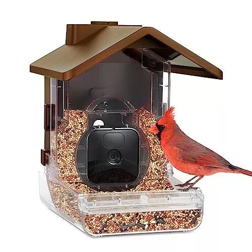 Wasserstein Bird Feeder Smart Camera Case Camcorder - Saddle Brown Refurbished - N/A refurbished available on Backmarket