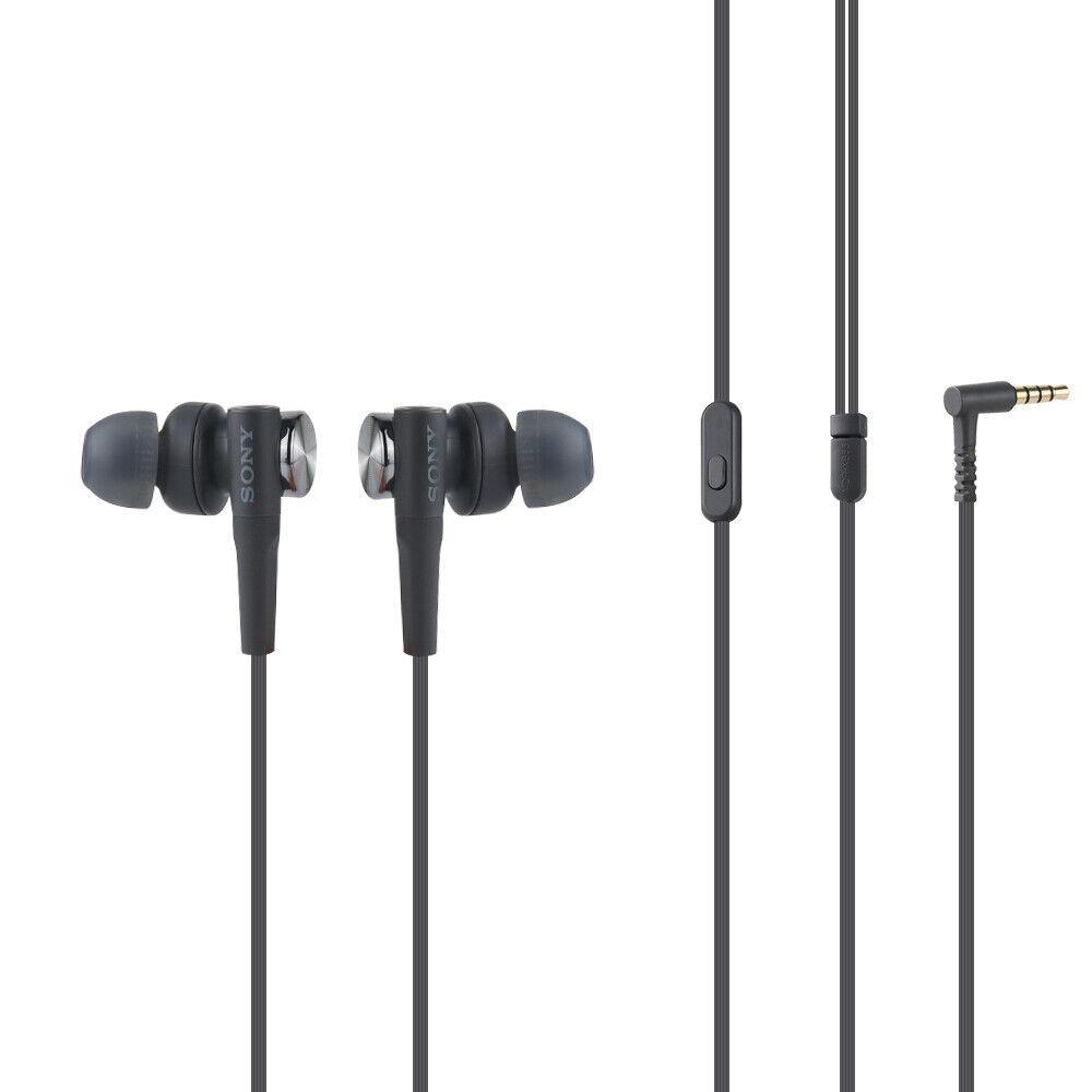 Sony MDR-XB55AP Earbud Earphones - Black Refurbished - Sony refurbished available on Backmarket