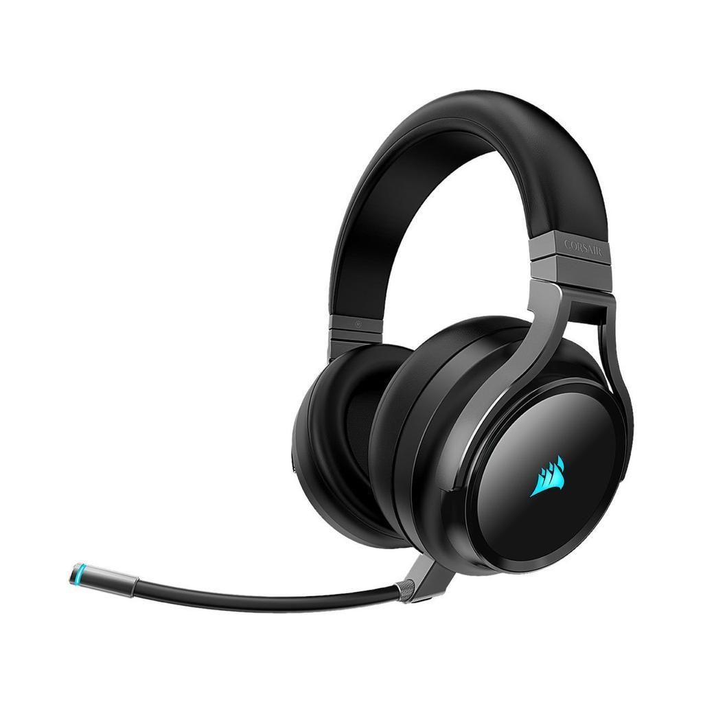 Corsair Virtuoso CA-9011185-NA Gaming Headphone Bluetooth with microphone - Black Reconditionné - Corsair refurbished available on Backmarket