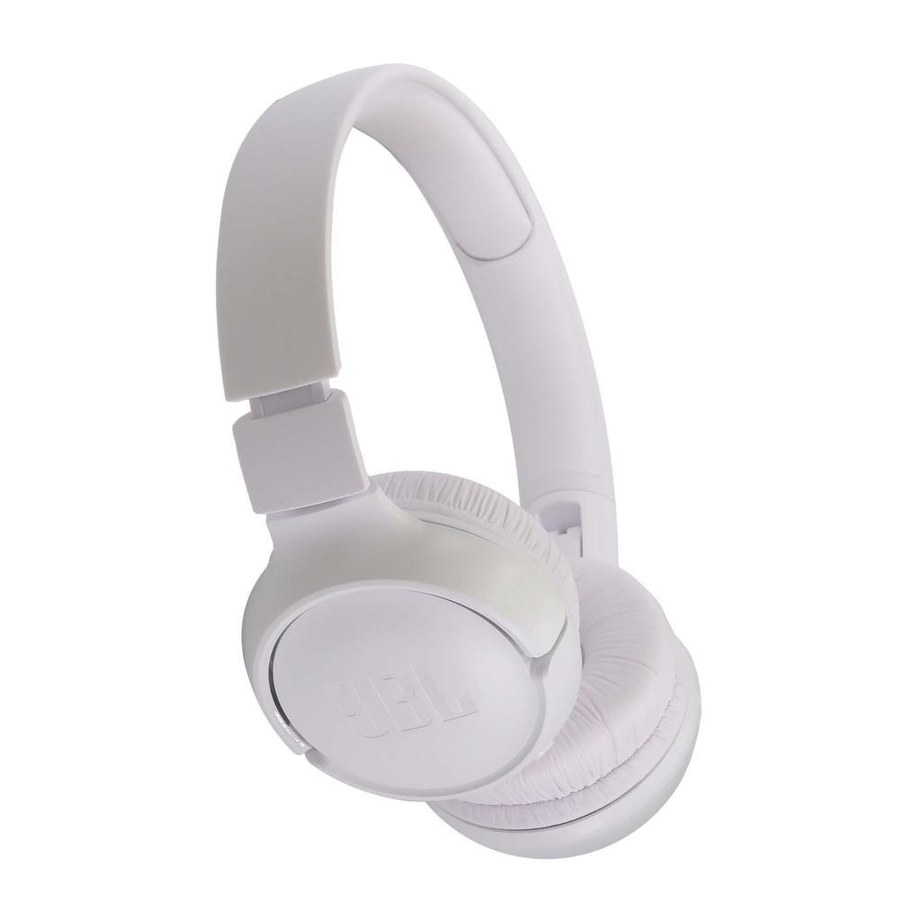 Jbl T510BTWHTAM Noise cancelling Headphone Bluetooth with microphone - White Reconditionné - JBL refurbished available on Backmarket