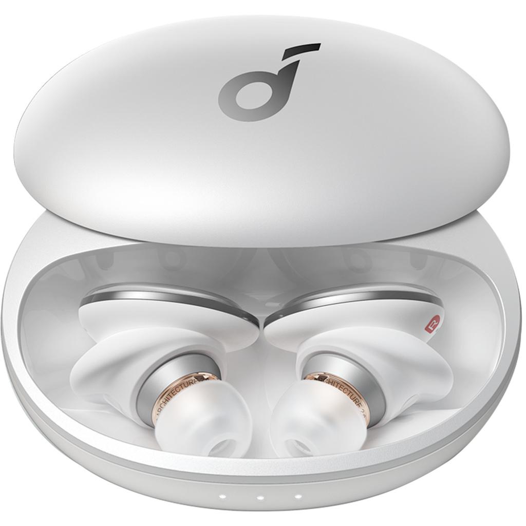 Soundcore Anker Liberty 3 Pro Earbud Noise-Cancelling Bluetooth Earphones - White Reconditionné - Anker Soundcore refurbished available on Backmarket