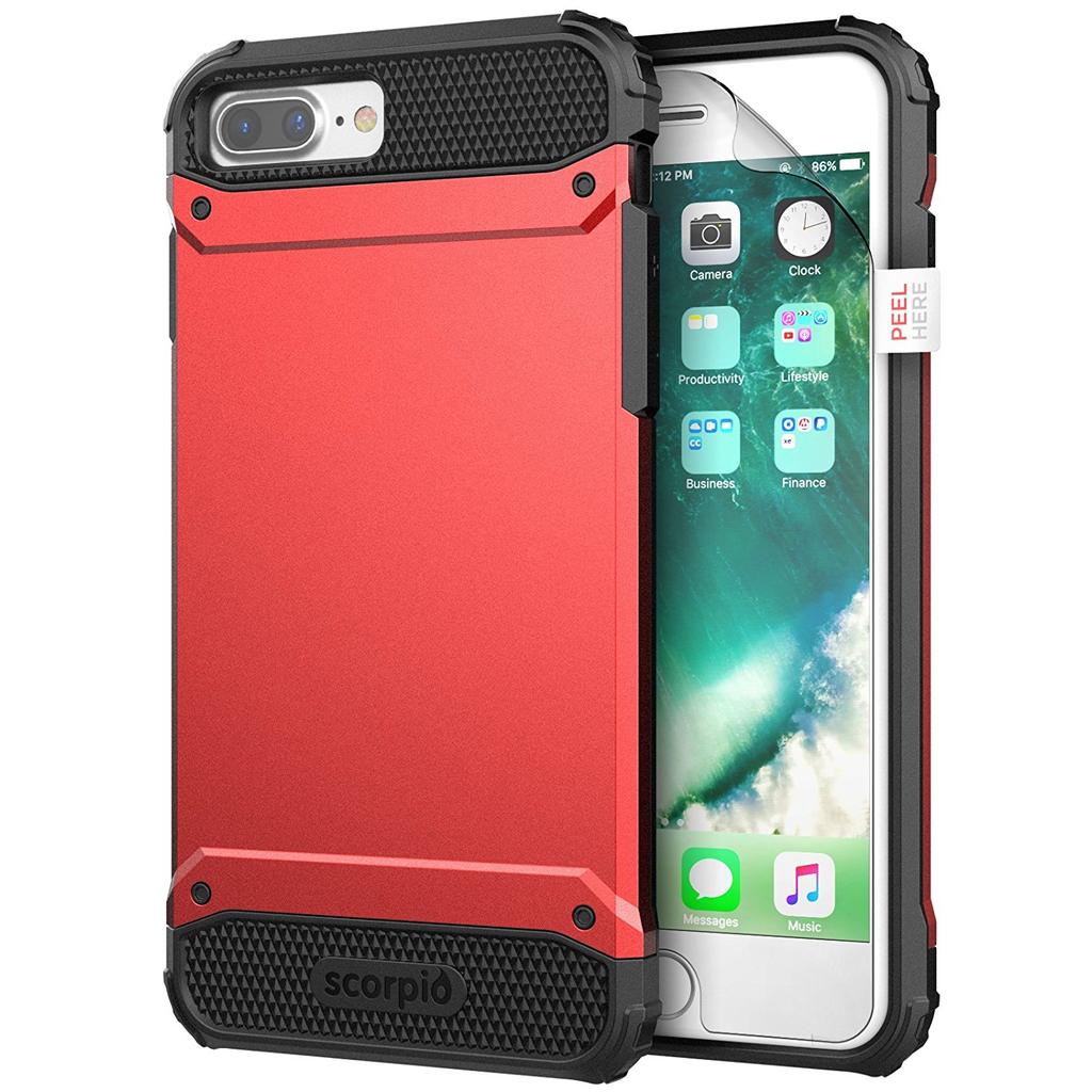 iPhone 7 Plus/iPhone 8 Plus case - TPU - Red Refurbished - N/A (Scorpio is a zodiac sign, not a refurbished available on Backmarket