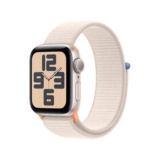 Apple Watch Series SE 2 (2022) GPS 40 mm - Aluminium Starlight - Sport loop Starlight Reconditionné - Apple refurbished available on Backmarket