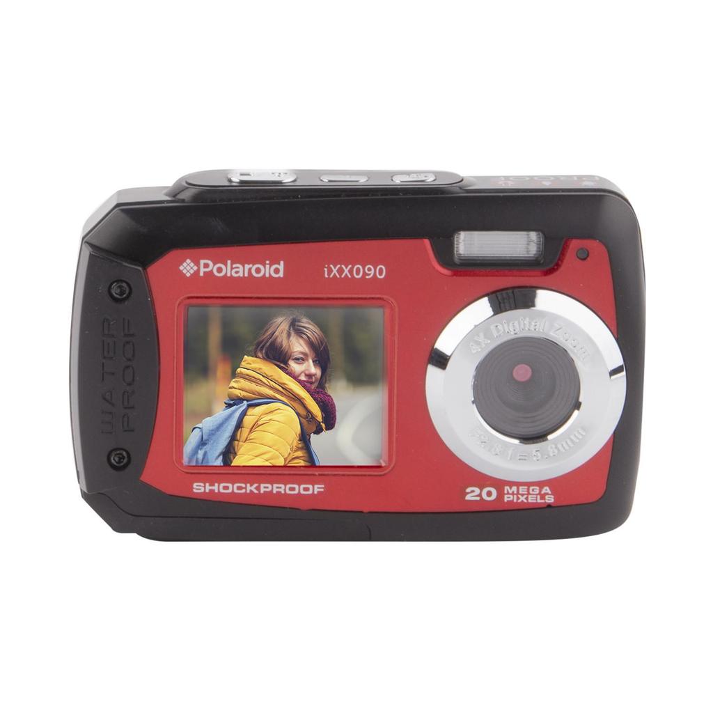 Waterproof Polaroid Ixx090 Dual Screen , Red Refurbished - Polaroid refurbished available on Backmarket