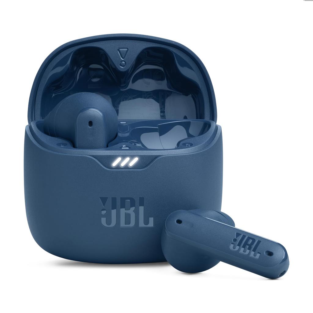 JBL Tune Flex Earbud Noise-Cancelling Bluetooth Earphones - Blue Refurbished - JBL refurbished available on Backmarket