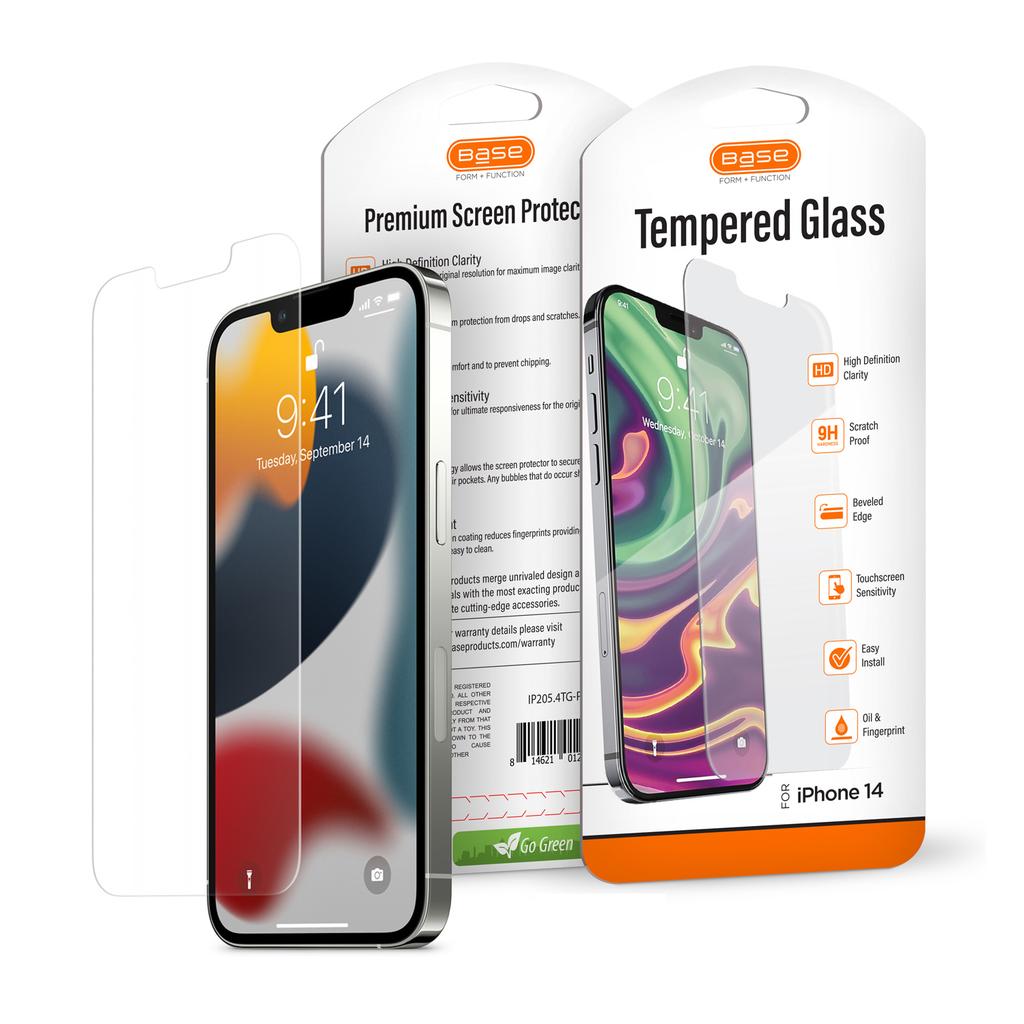 iPhone 14 Pro protective screen - Tempered glass - Clear Refurbished - N/A (ou "Xbase" si cela fait référence refurbished available on Backmarket