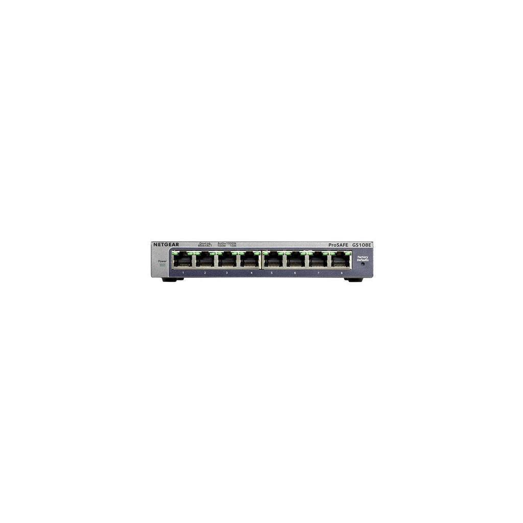 Switch Netgear Inc. GS108E-300NAS Refurbished - Netgear refurbished available on Backmarket