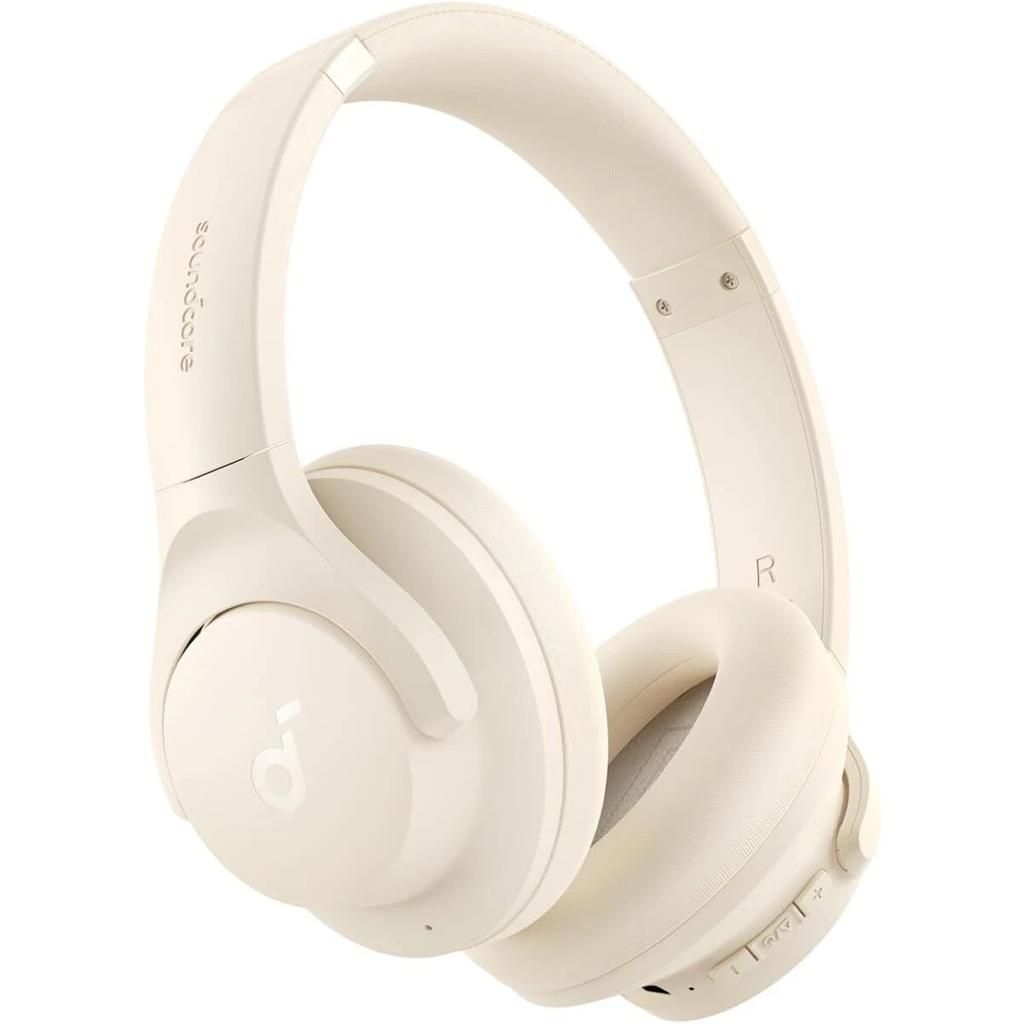 Soundcore Q20I Noise cancelling Headphone Bluetooth with microphone - White Reconditionné - Anker Soundcore refurbished available on Backmarket