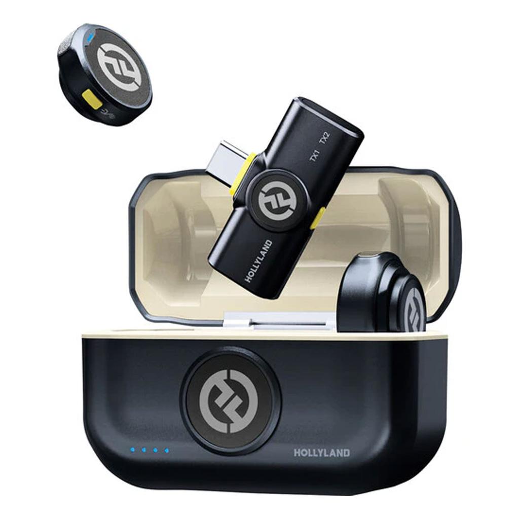 Hollyland LARK-M2-USBC Earbud Bluetooth Earphones - Black Refurbished - Hollywood refurbished available on Backmarket