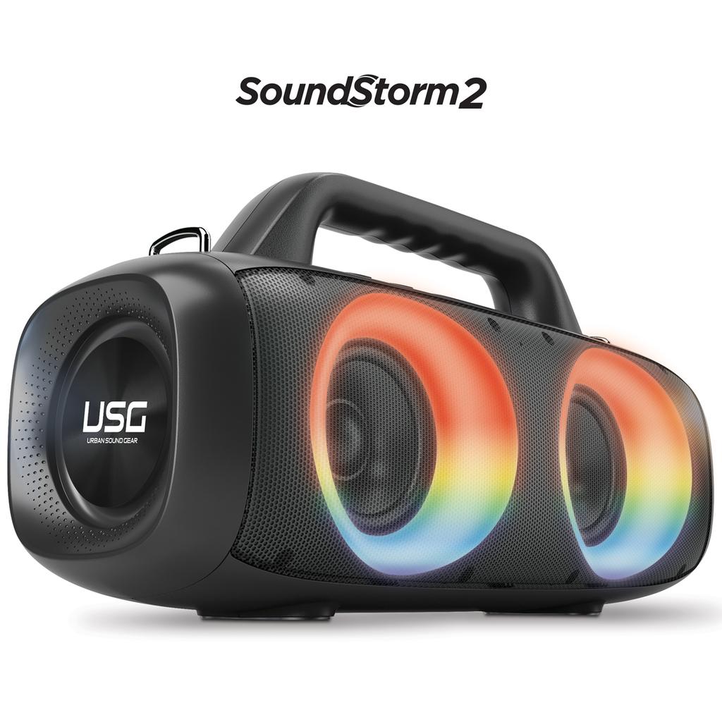 Usg SoundStorm2 Bluetooth speakers - Black Reconditionné - USG (United States Gypsum Corporation) refurbished available on Backmarket