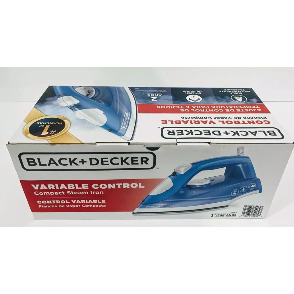 BLACK+DECKER IR20V Variable Control Compact Steam Iron Clothes iron Refurbished - Black & Decker refurbished available on Backmarket