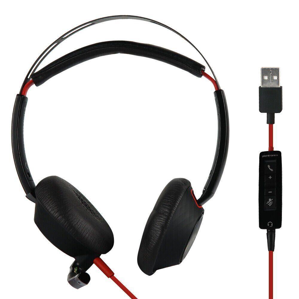 Plantronics Blackwire C5220 Headphone with microphone - Black Reconditionné - Plantronics refurbished available on Backmarket