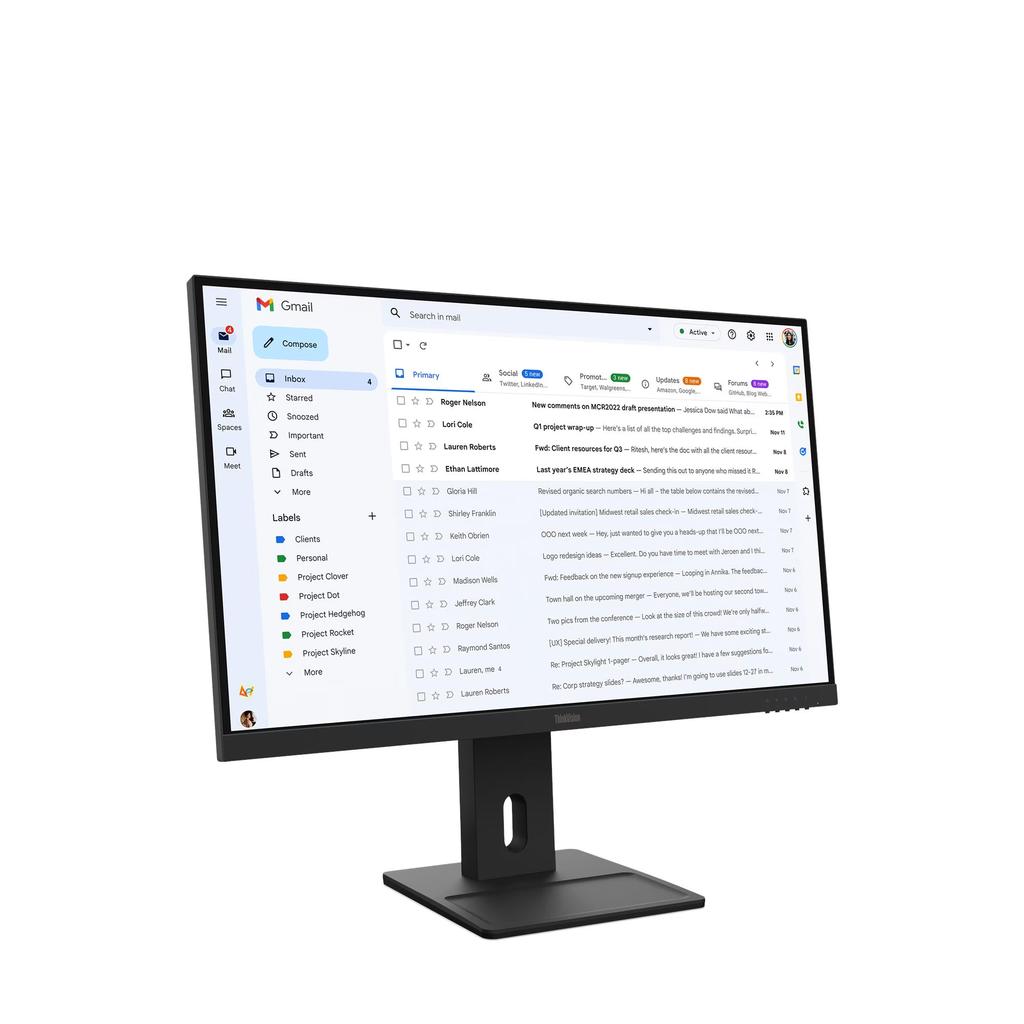 Lenovo 27-inch Monitor 1920 x 1080 LCD (ThinkVision E27-40) Reconditionné - Lenovo refurbished available on Backmarket