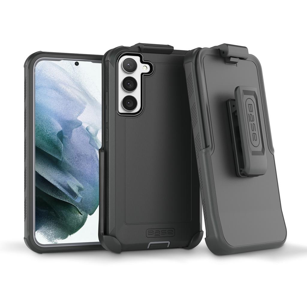 Galaxy S22+ 5G case - TPU - Rugged with Holster - Black Refurbished - N/A refurbished available on Backmarket