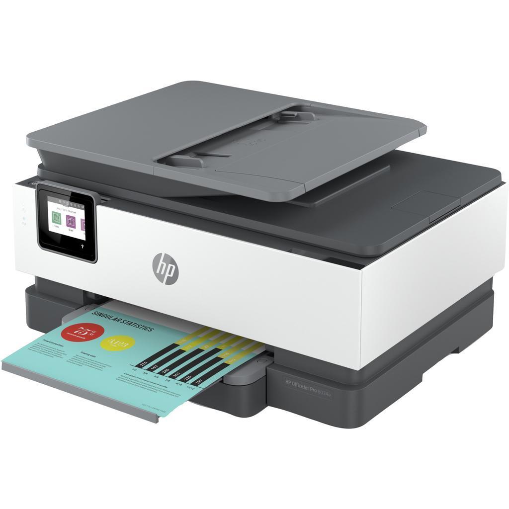 HP OfficeJet Pro 8034E Inkjet printer Refurbished - Hewlett-Packard (ou HP en abrégé) refurbished available on Backmarket