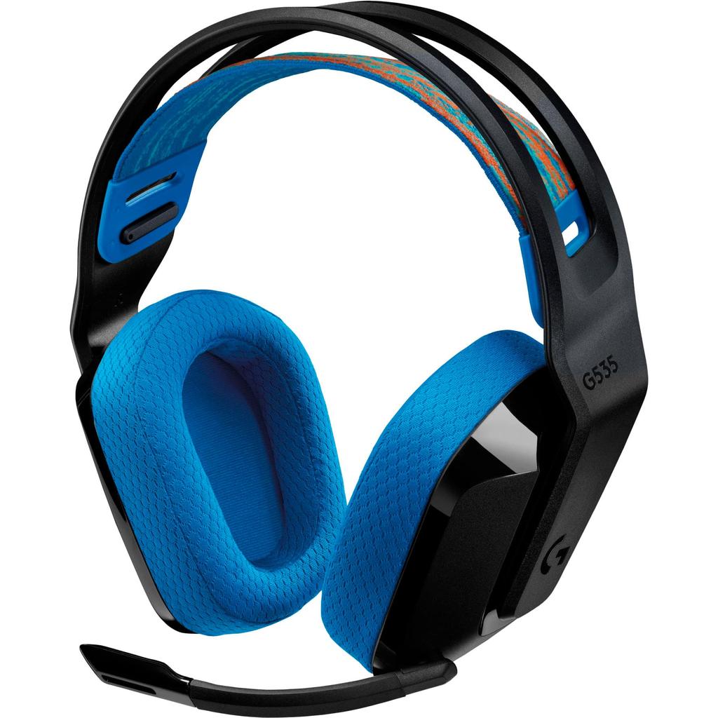 Logitech G535 Gaming Headphone with microphone - Black Refurbished - Logitech refurbished available on Backmarket