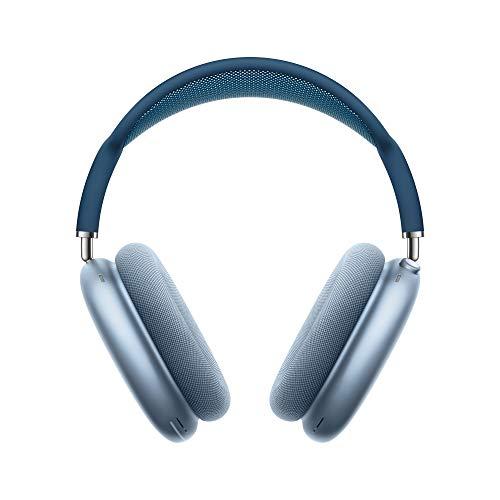 AirPods Max Noise cancelling Headphone Bluetooth with microphone - Sky Blue Refurbished - Apple refurbished available on Backmarket