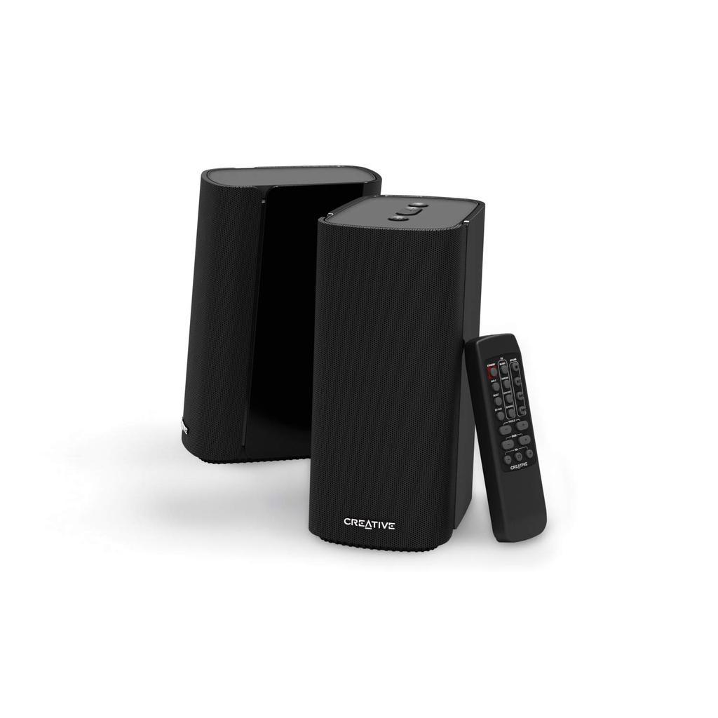 Creative Labs T100 Bluetooth speakers - Black Refurbished - Creative Labs refurbished available on Backmarket