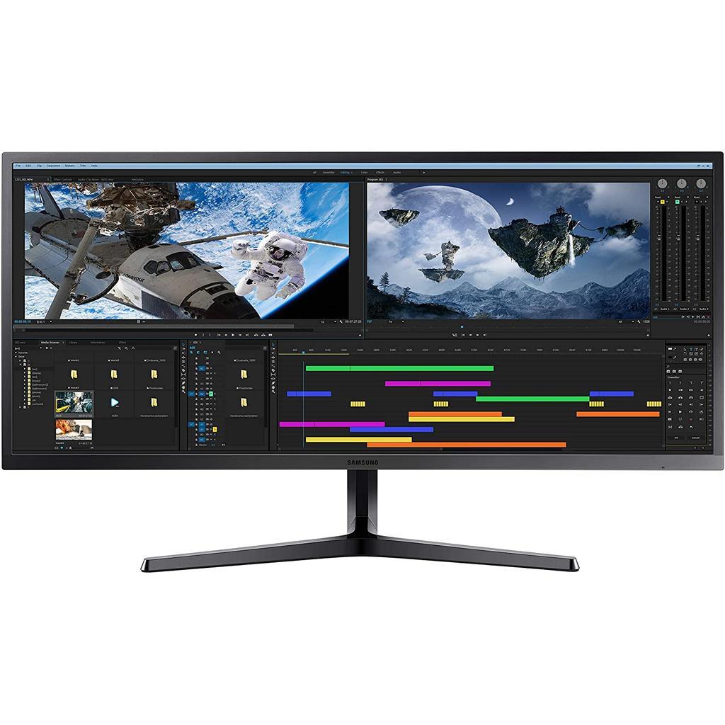Samsung 34-inch Monitor 3440 x 1440 LCD (LS34J550WQNXZA) Refurbished - Samsung refurbished available on Backmarket