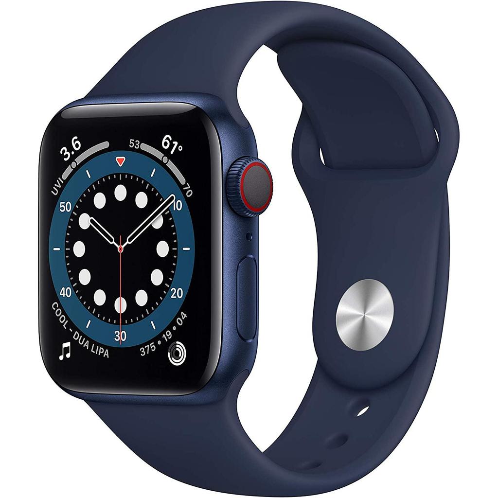 Apple Watch Series 6 (2020) GPS + Cellular 40 mm - Aluminium Blue - Sport band Blue Reconditionné - Apple refurbished available on Backmarket