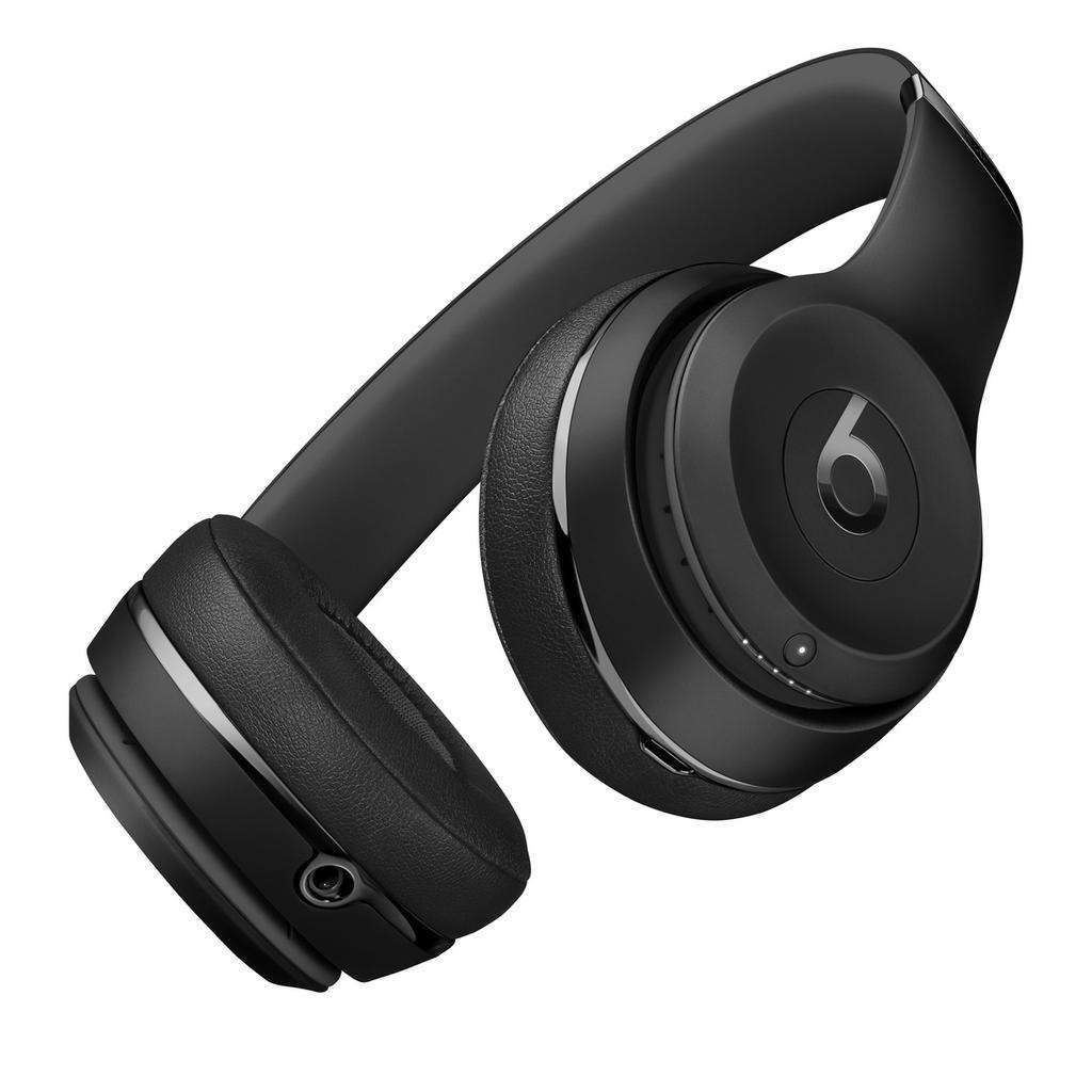 Beats Solo3 Wireless Headphone Bluetooth - Black Refurbished - Beats by Dre refurbished available on Backmarket