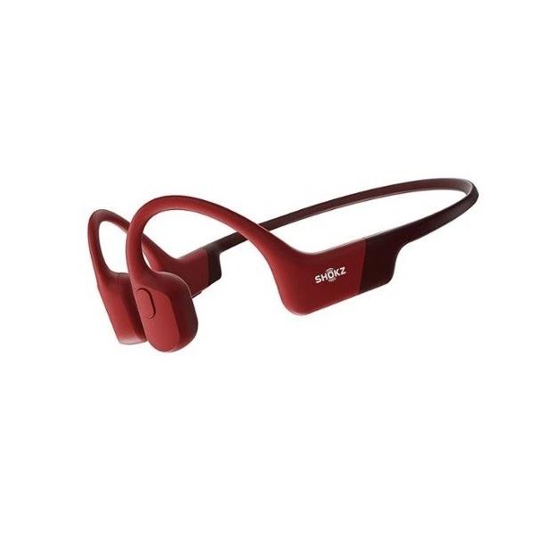 Shokz OpenRun Noise-Cancelling Bluetooth Earphones - Red Reconditionné - Shokz (also known as AfterShokz) refurbished available on Backmarket
