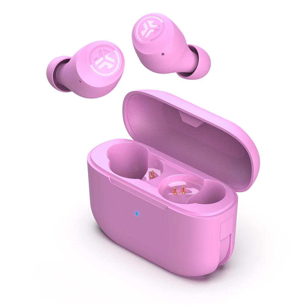 Jlab Go POP+ Earbud Noise-Cancelling Bluetooth Earphones - Pink Reconditionné - JLab Audio refurbished available on Backmarket