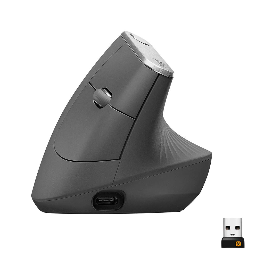 Logitech MX Vertical Wireless Ergonomic Mouse Mouse Wireless Refurbished - Logitech refurbished available on Backmarket