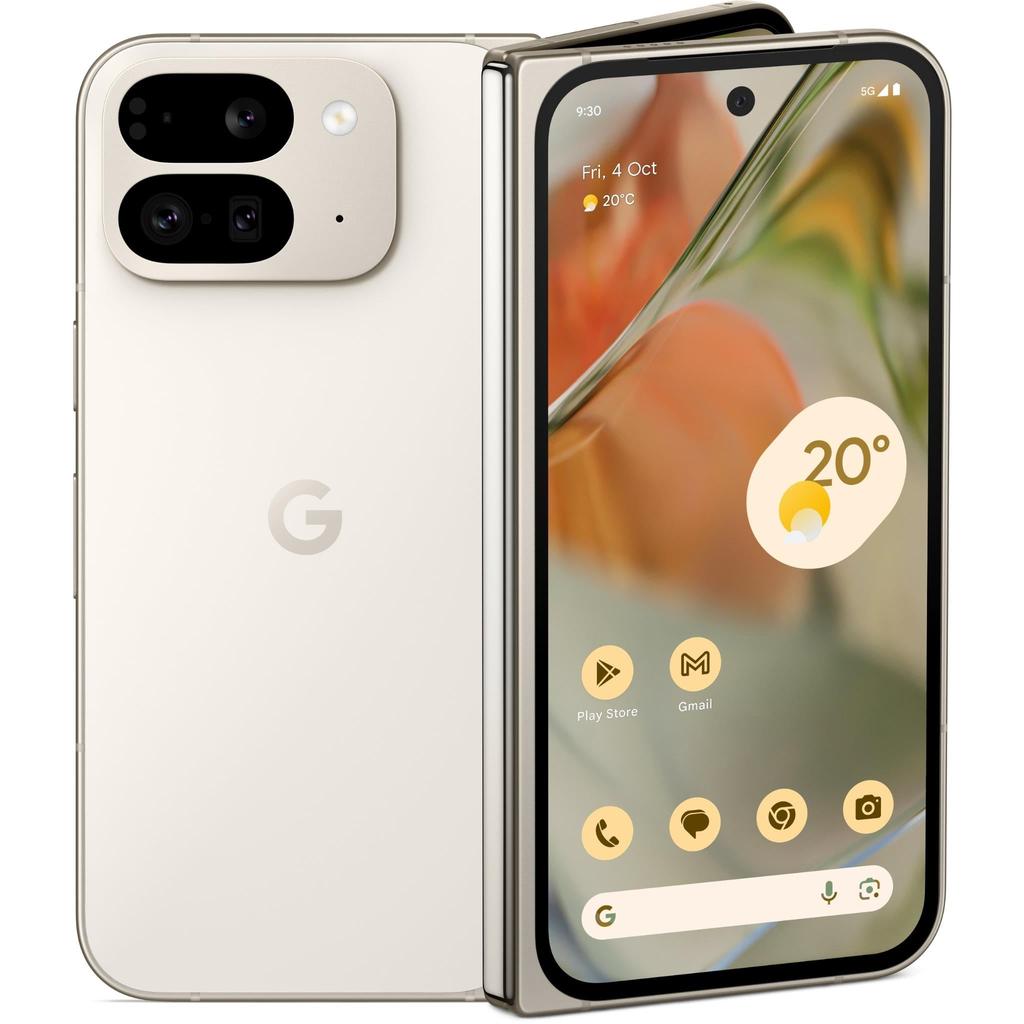 Google Pixel 9 Pro Fold 256GB - Beige - Unlocked Refurbished - Google refurbished available on Backmarket