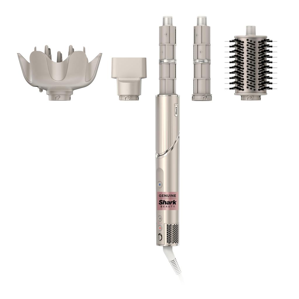 Shark FlexStyle 4-in-1 SHAHD435-RB - Stone Hair straightener Refurbished - Shark refurbished available on Backmarket