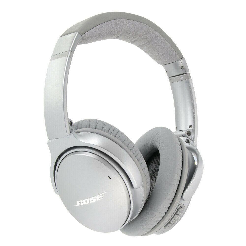Bose QuietComfort 35 I Noise cancelling Headphone Bluetooth with microphone - Silver Refurbished - Bose refurbished available on Backmarket