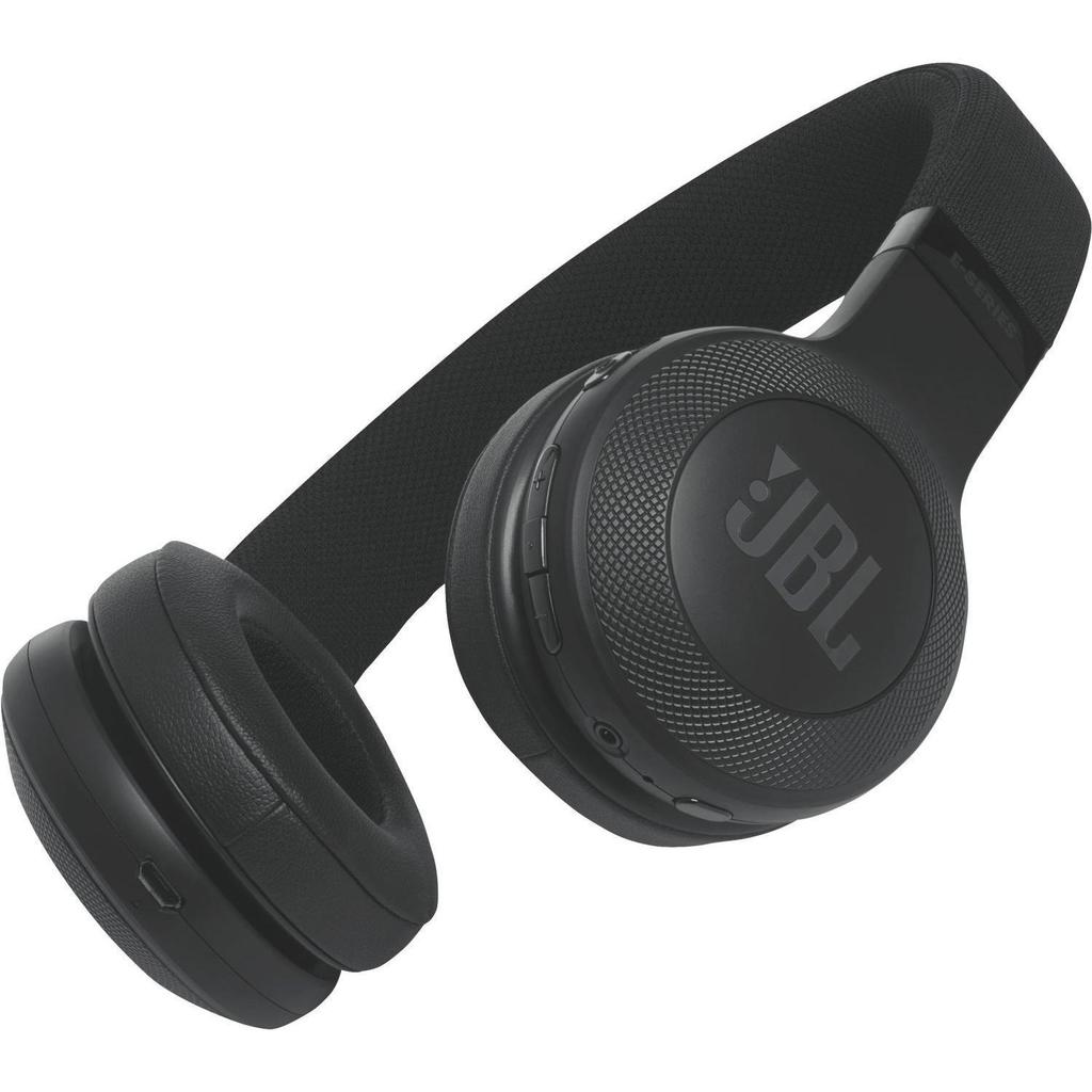 Jbl E45BT Headphone Bluetooth with microphone - Black Refurbished - JBL refurbished available on Backmarket