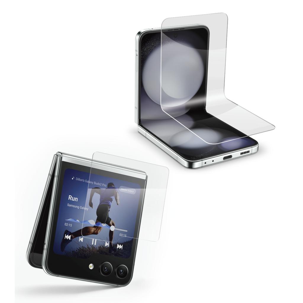 Samsung Z Flip 5 protective screen - Plastic - Clear Refurbished - N/A refurbished available on Backmarket