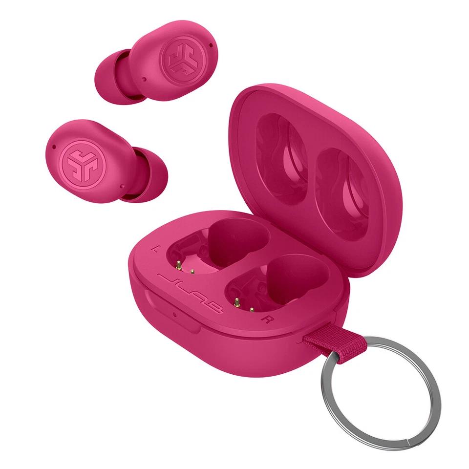 Jlab JBuds Mini Earbud Noise-Cancelling Bluetooth Earphones - Pink Refurbished - JLab Audio refurbished available on Backmarket