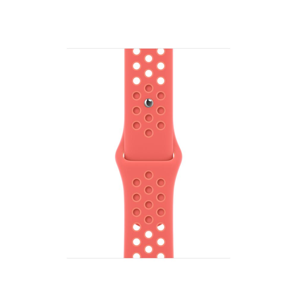 Apple Watch Nike Sport Band 41mm - Ember/Crimson Bliss Reconditionné - Apple refurbished available on Backmarket
