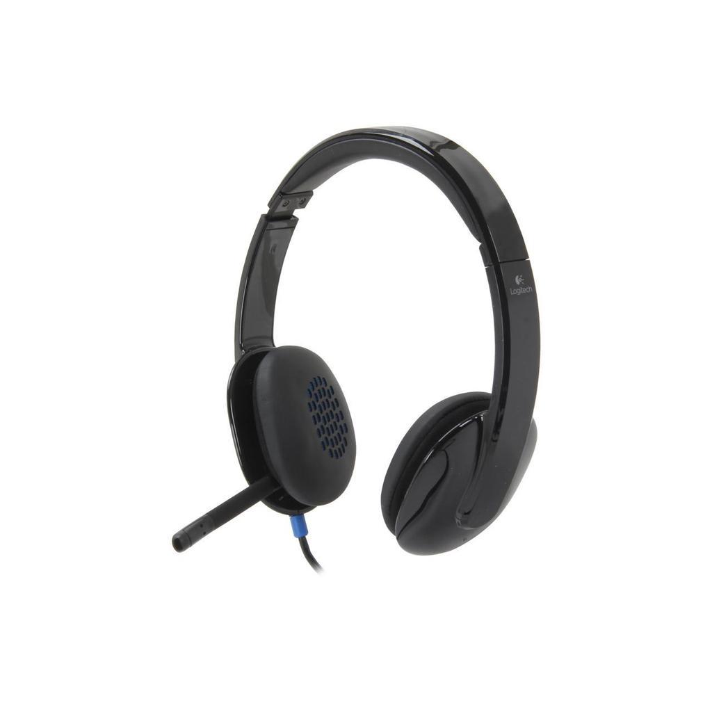Logitech H540 Noise cancelling Headphone with microphone - Black Refurbished - Logitech refurbished available on Backmarket