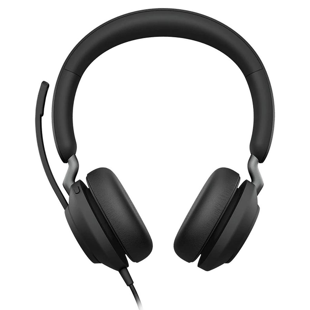 Jabra Evolve 2 40 SE Noise cancelling Headphone Bluetooth with microphone - Black Refurbished - Jabra refurbished available on Backmarket